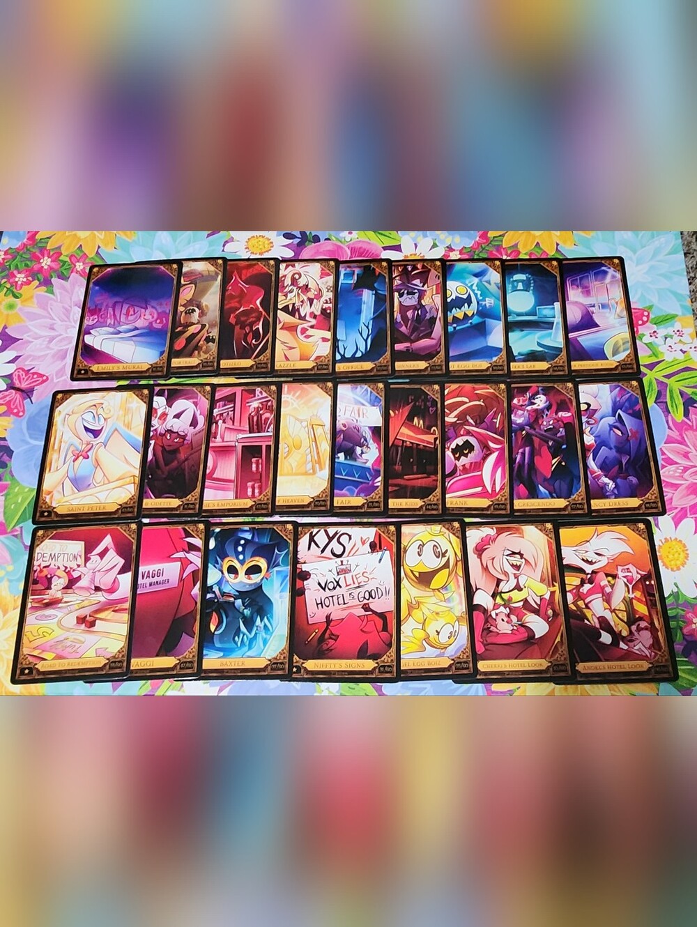 Hazbin Hotel season two, second edition, all one star trading Cards